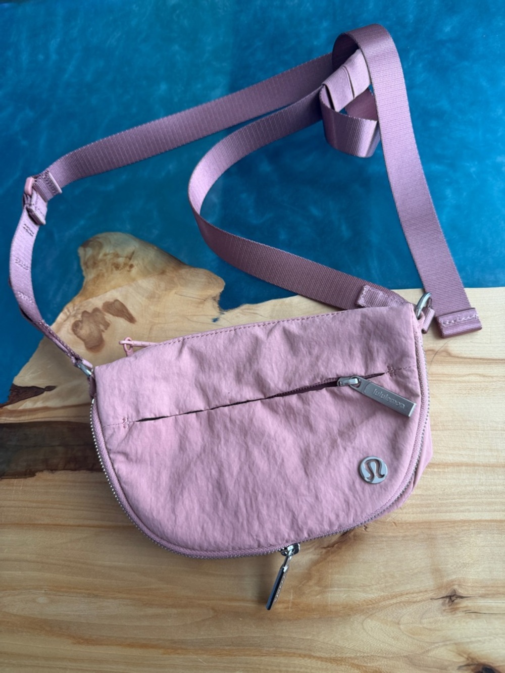 lululemon athletica Dusty Pink Crossbody Bag